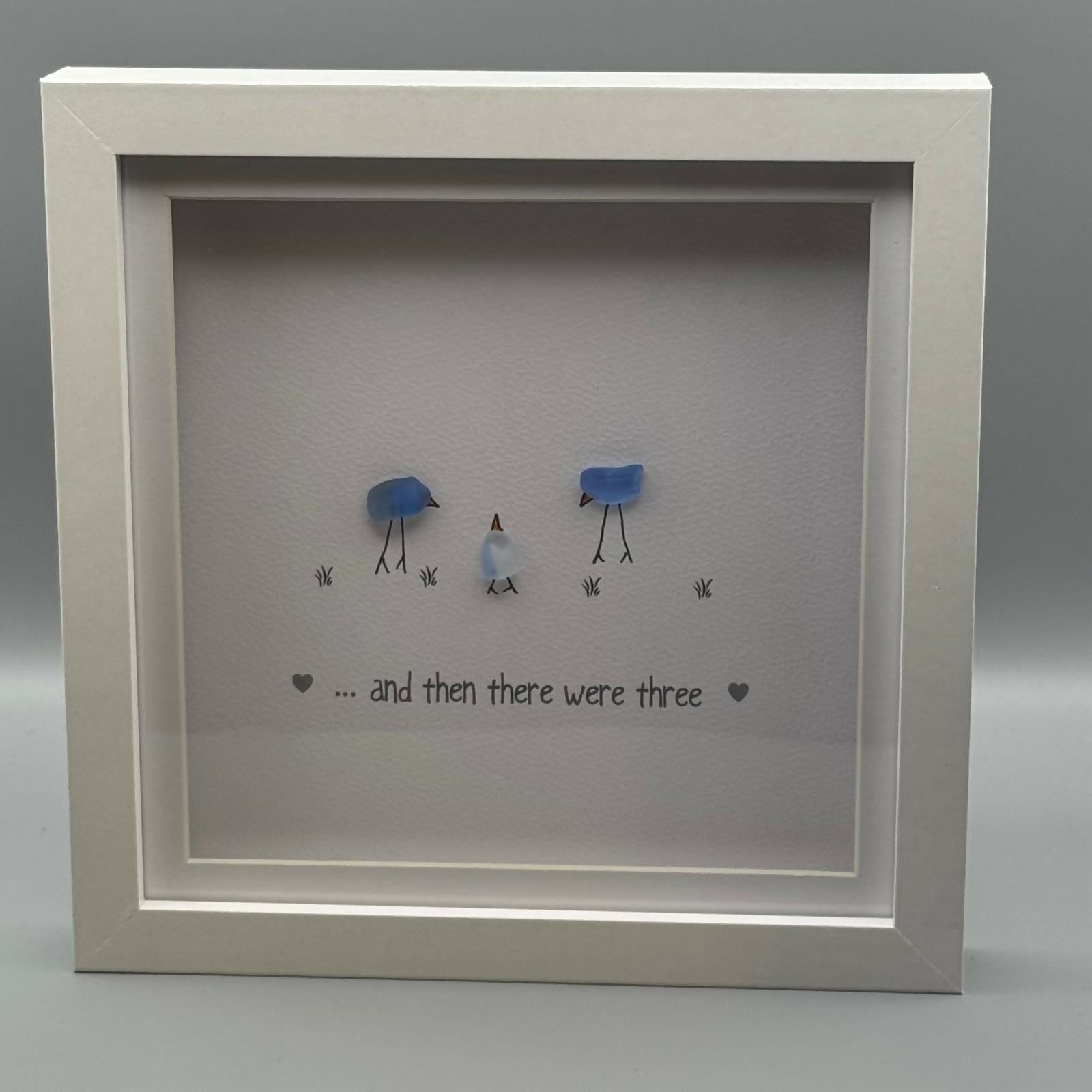 And Then There Were Three (new baby) - Square Small