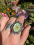 VICTORIAN QUEEN'S LACE STAINLESS MINT RING