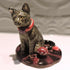 Ceramic Witches cat sculpture