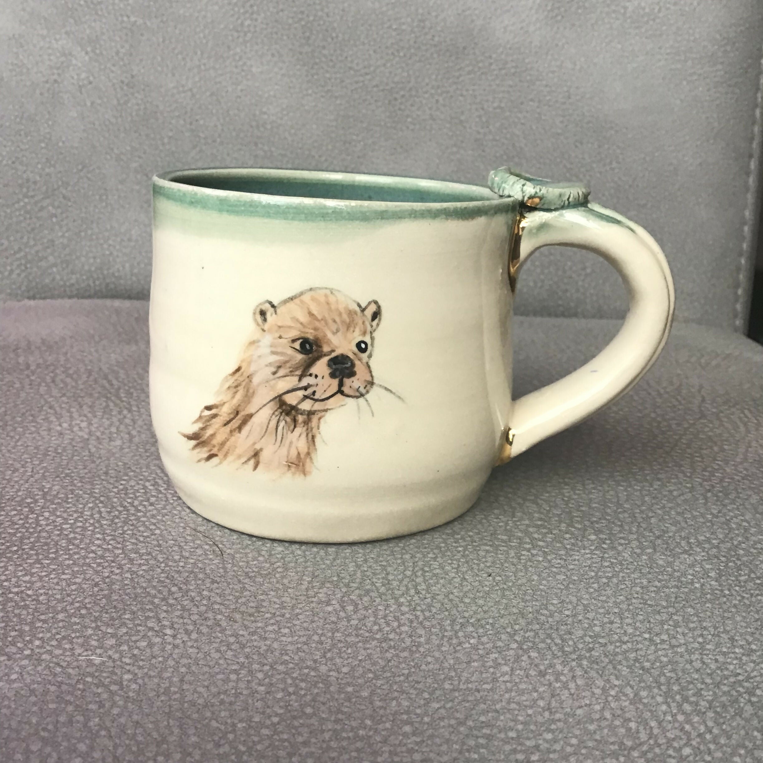 Handpainted Otter Mug