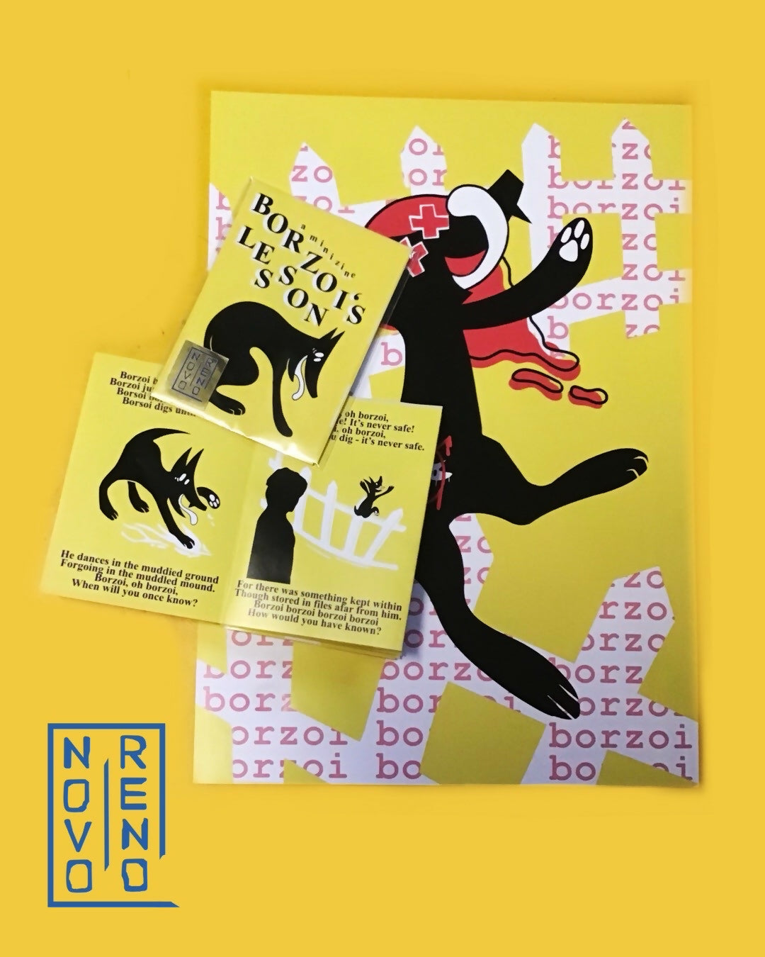 BORZOI’S LESSON - Minizine Poster Combo