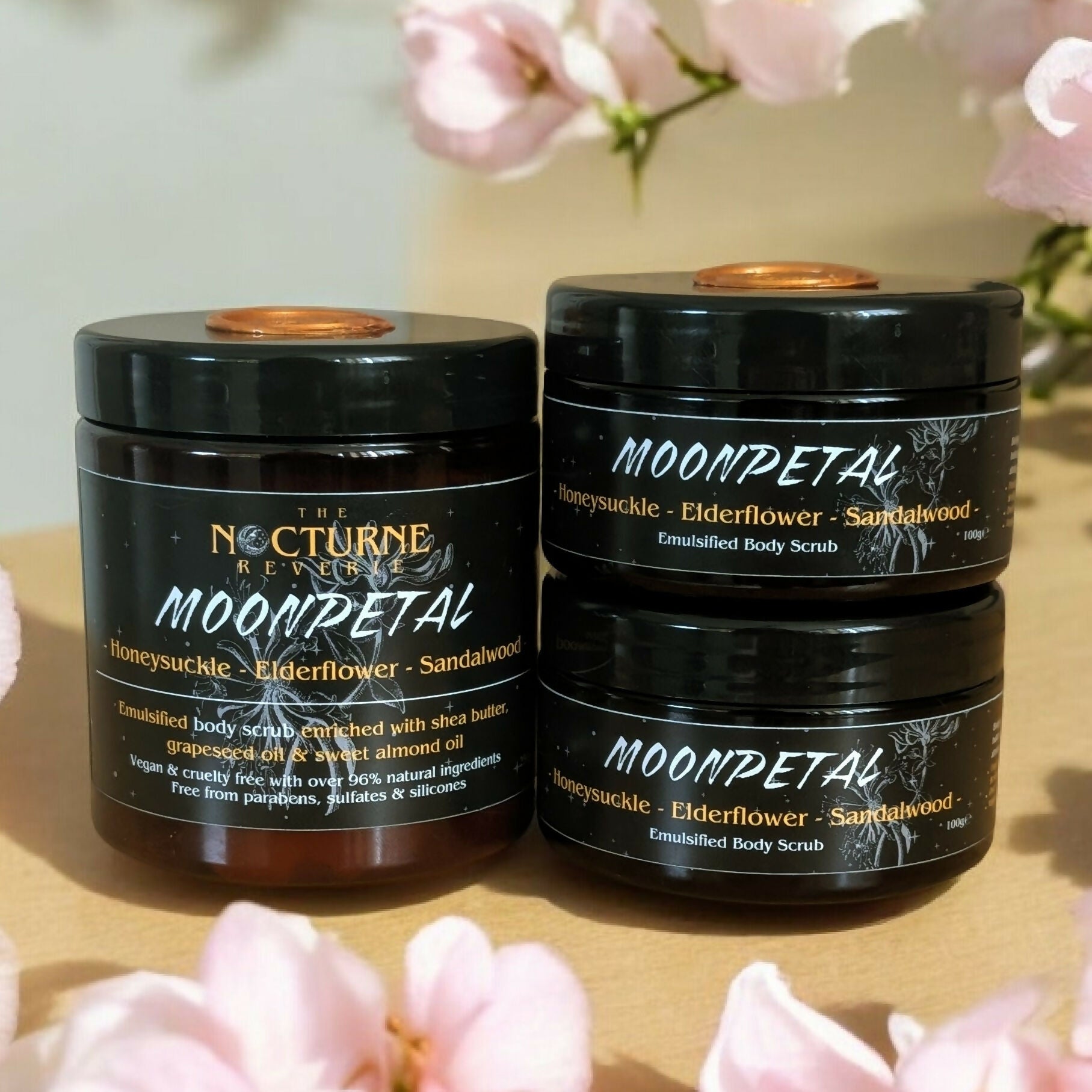 Honeysuckle, Elderflower & Sandalwood - Emulsified Sugar Body Scrub