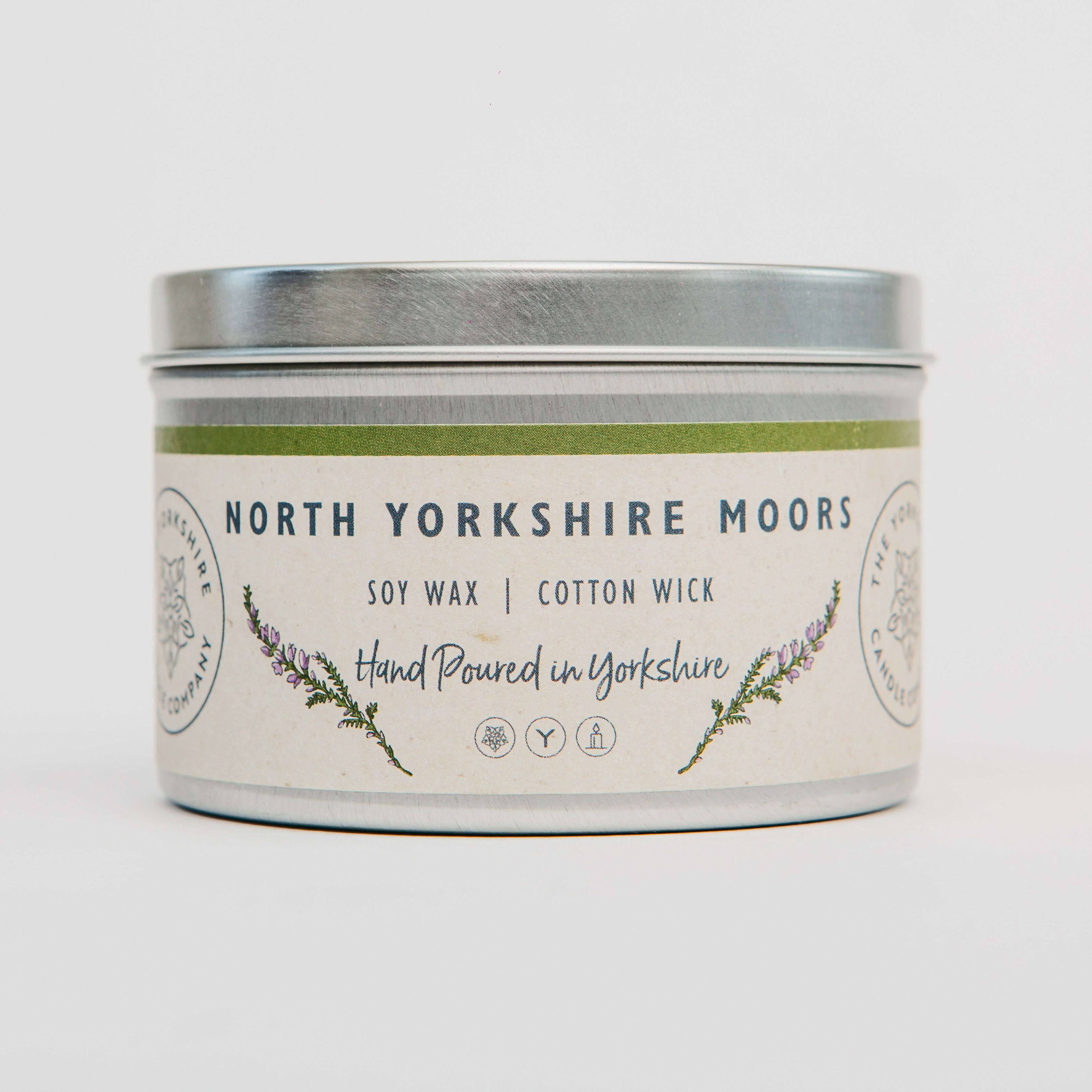 North Yorkshire Moors Large Tin Candle - 250ml