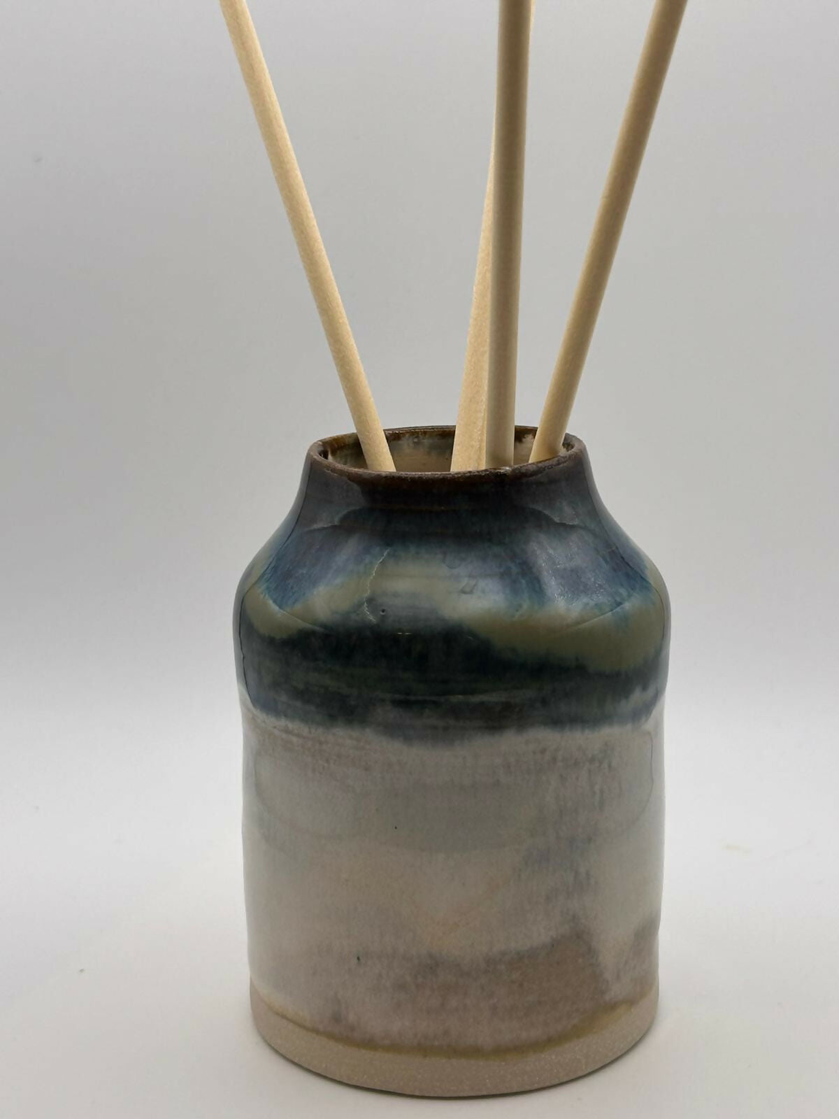 Blue & Grey Reed Diffuser Bottle/Bud Vase