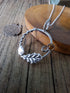 Handmade Silver Acorn And Oak Leaf Wreath Necklace
