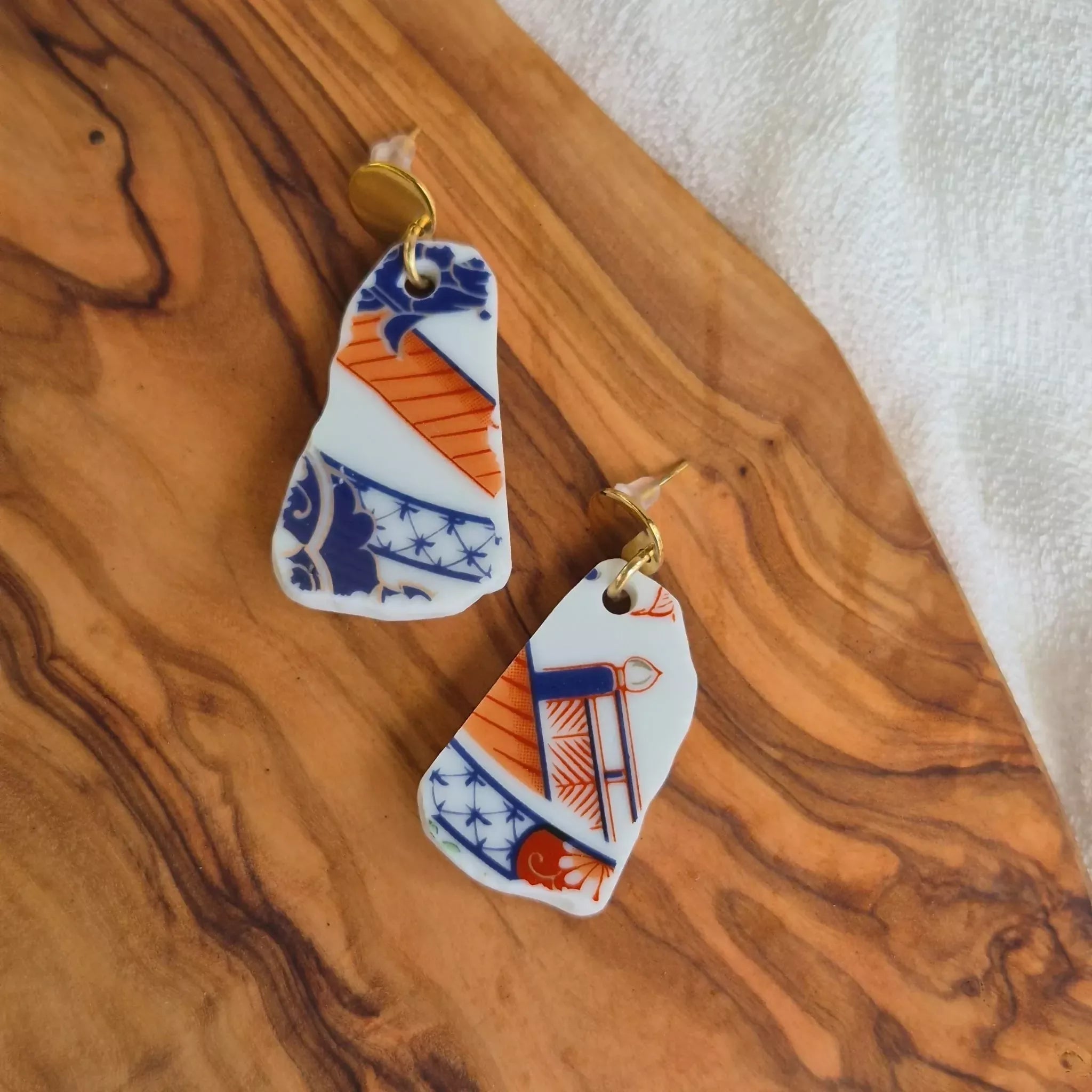Recycled Ceramic Earring