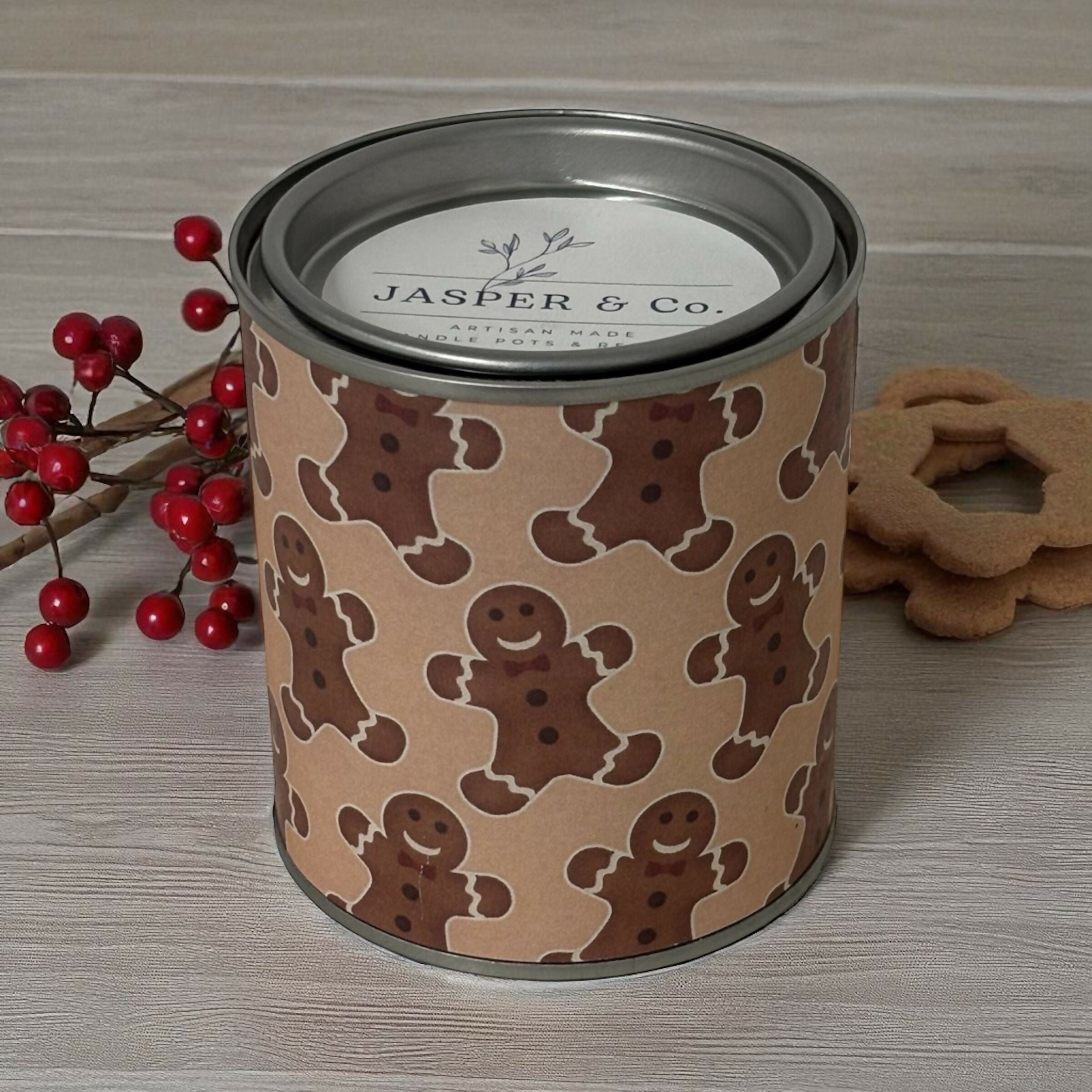 Gingerbread Candle Tin