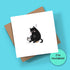Christmas Geeky Cat Card Reusable - Cookie Cat