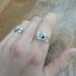 Sesame Jasper Wire Wrapped Adjustable Ring
