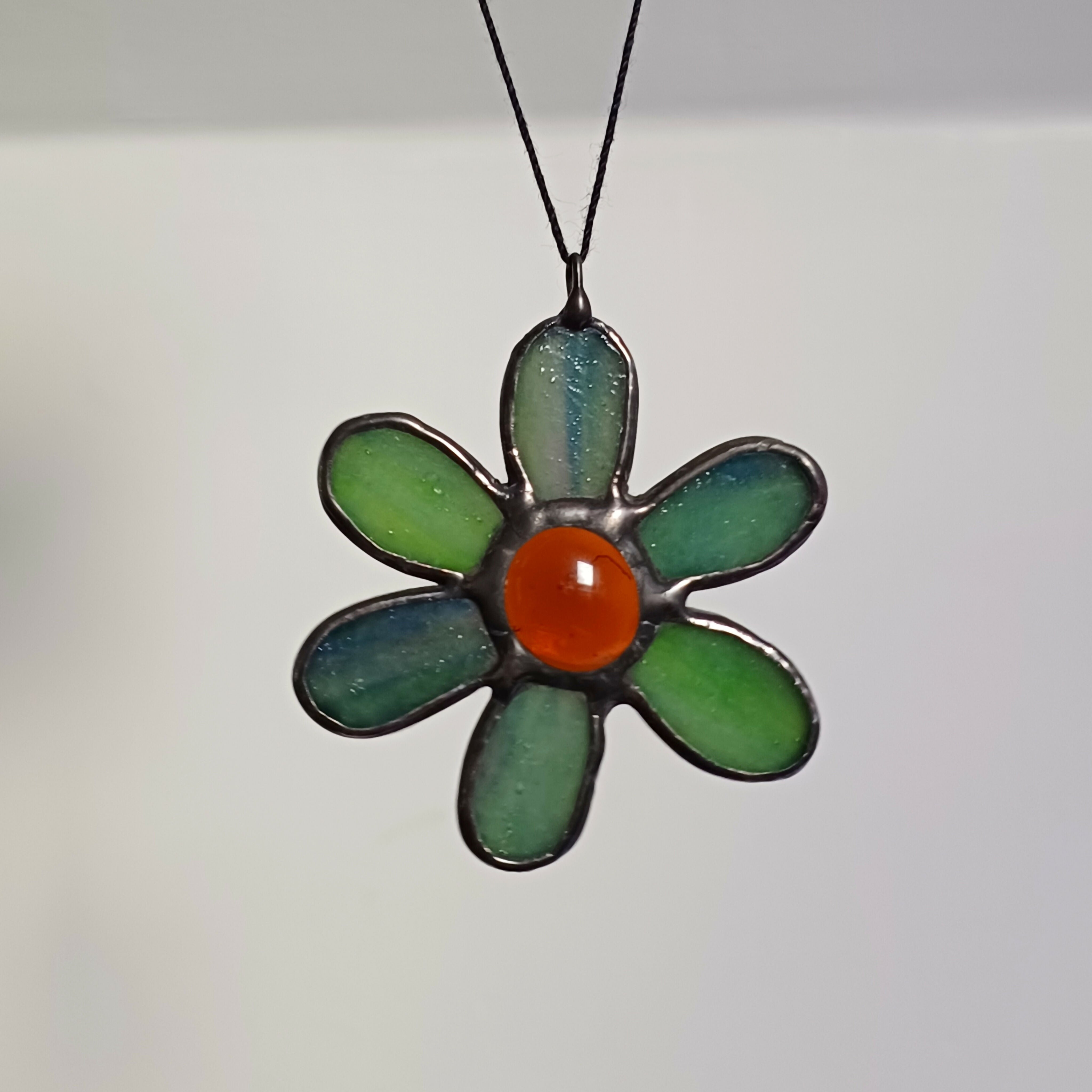 Mini Stained Glass Flower