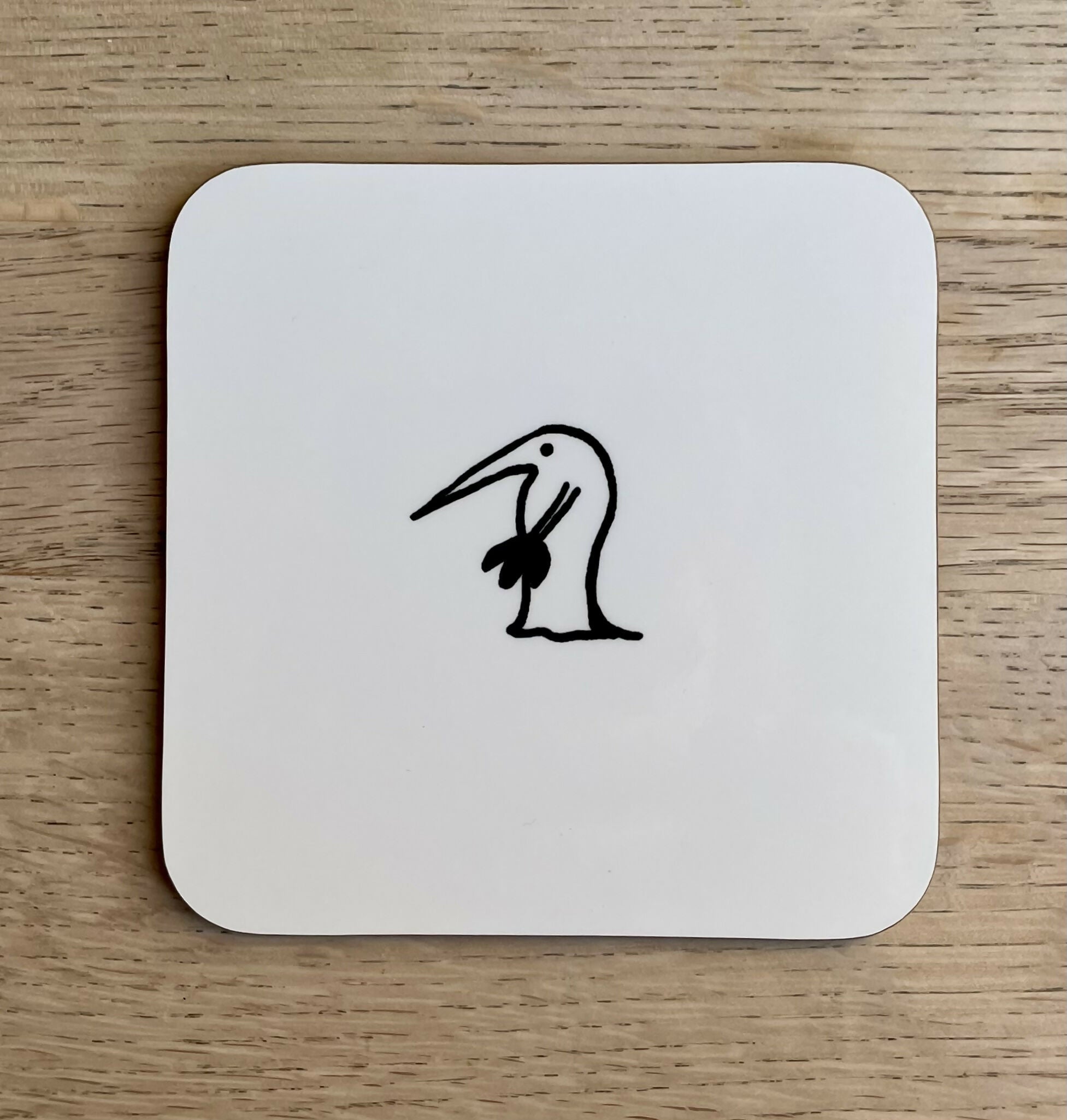 Small Guy Coaster – Pen And Ink Design