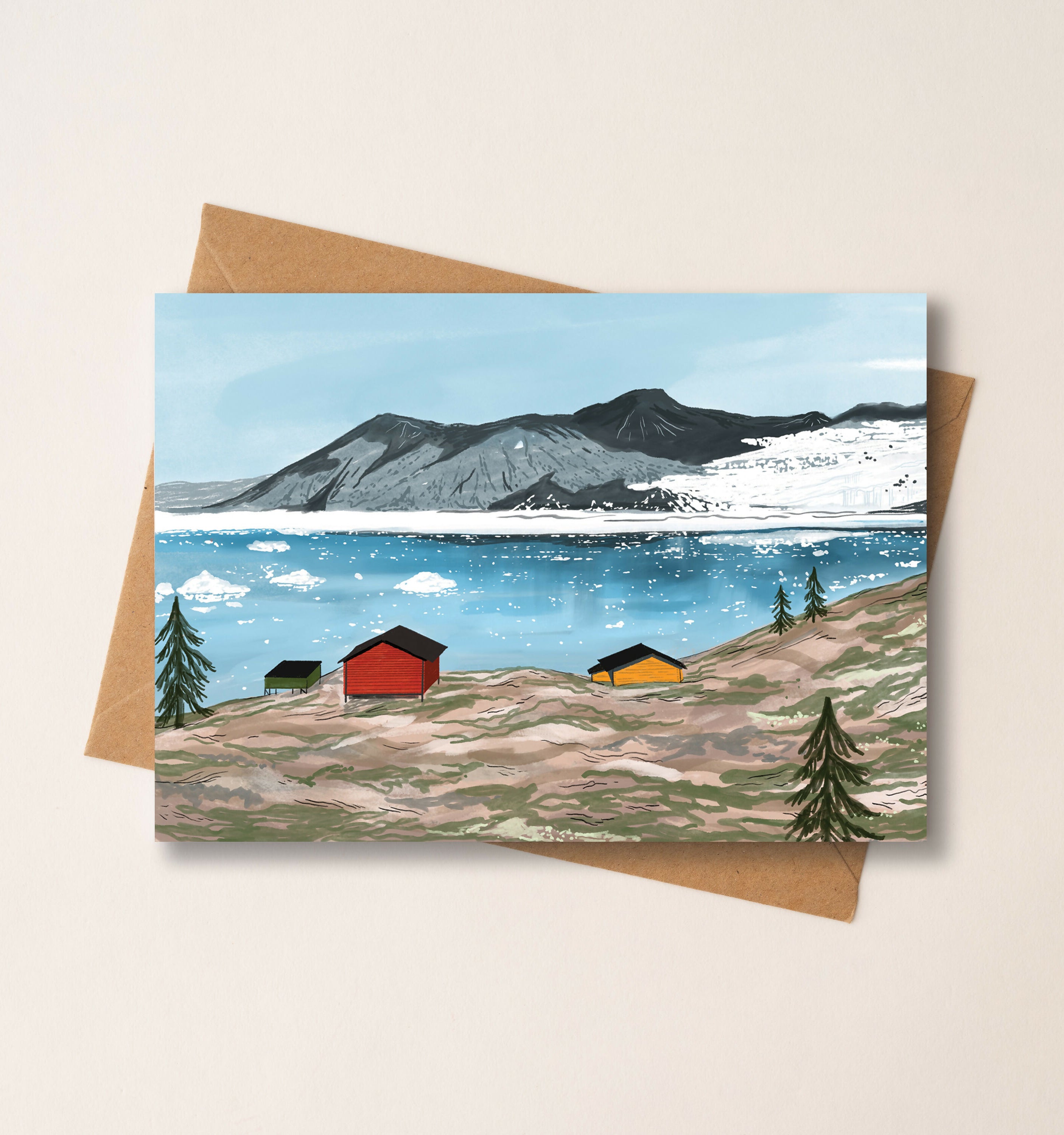 Greenland Cabins Card