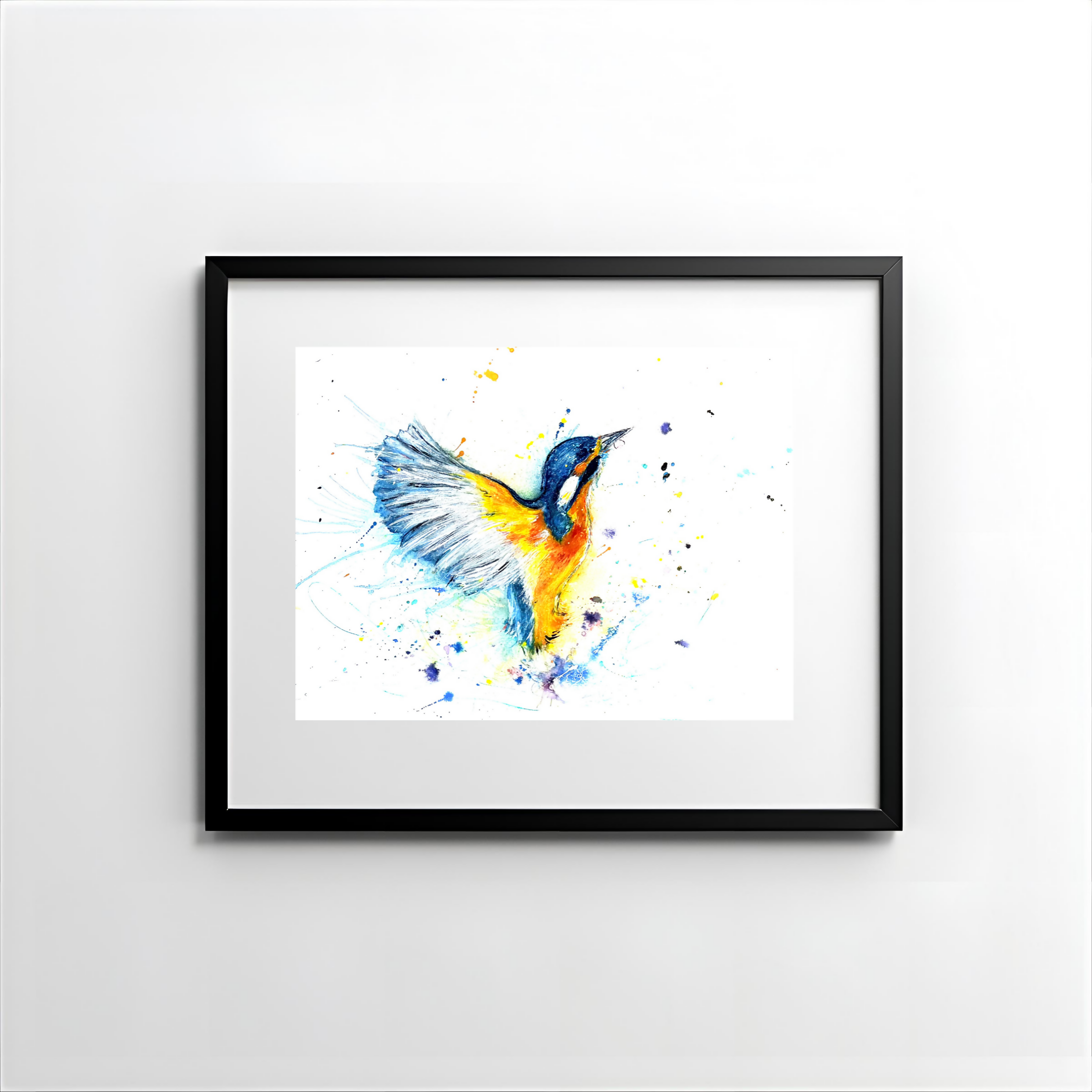 FINE ART PRINT OF KINGFISHER PART OF ANIMAL COLLECTION