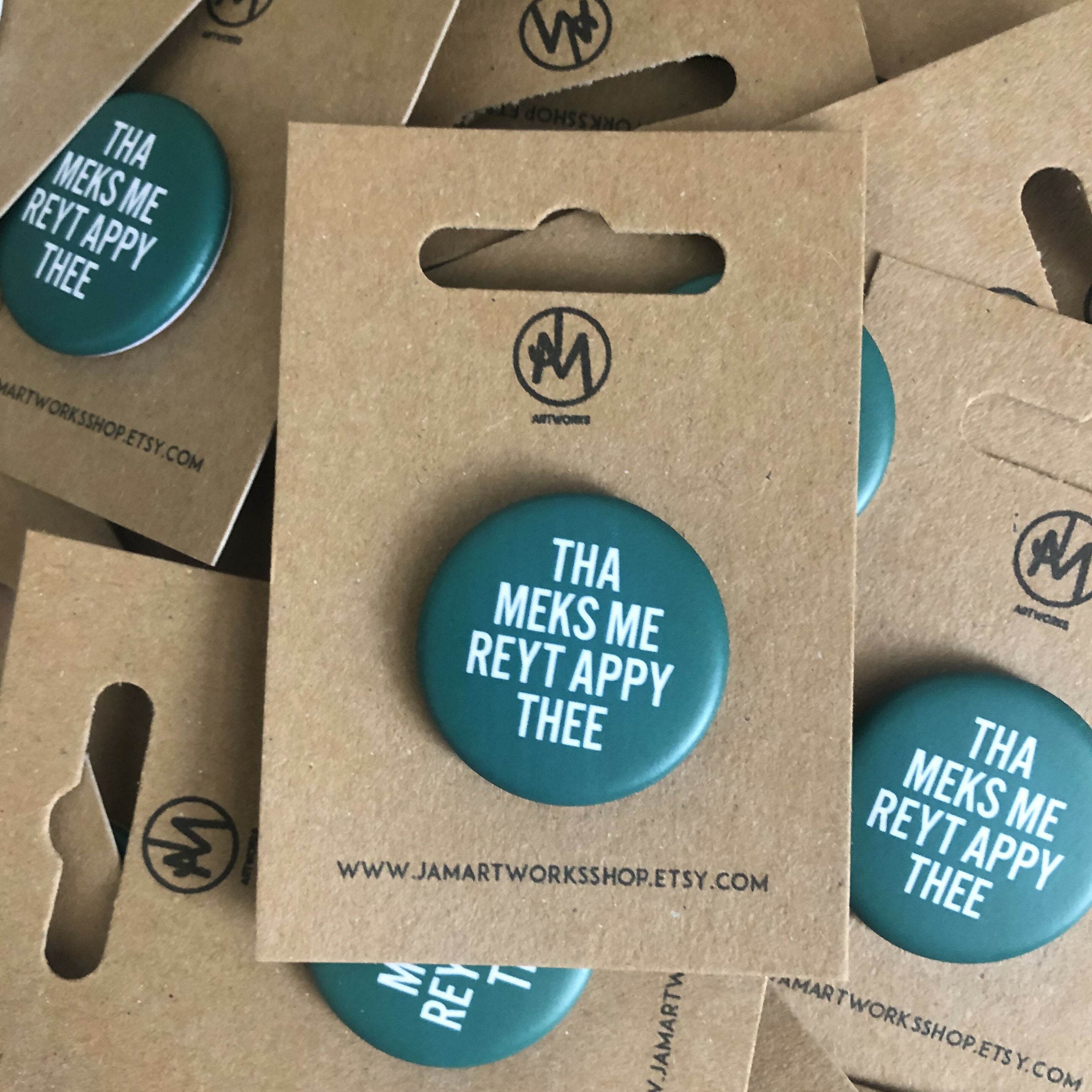 Yorkshire Saying Themed Badges