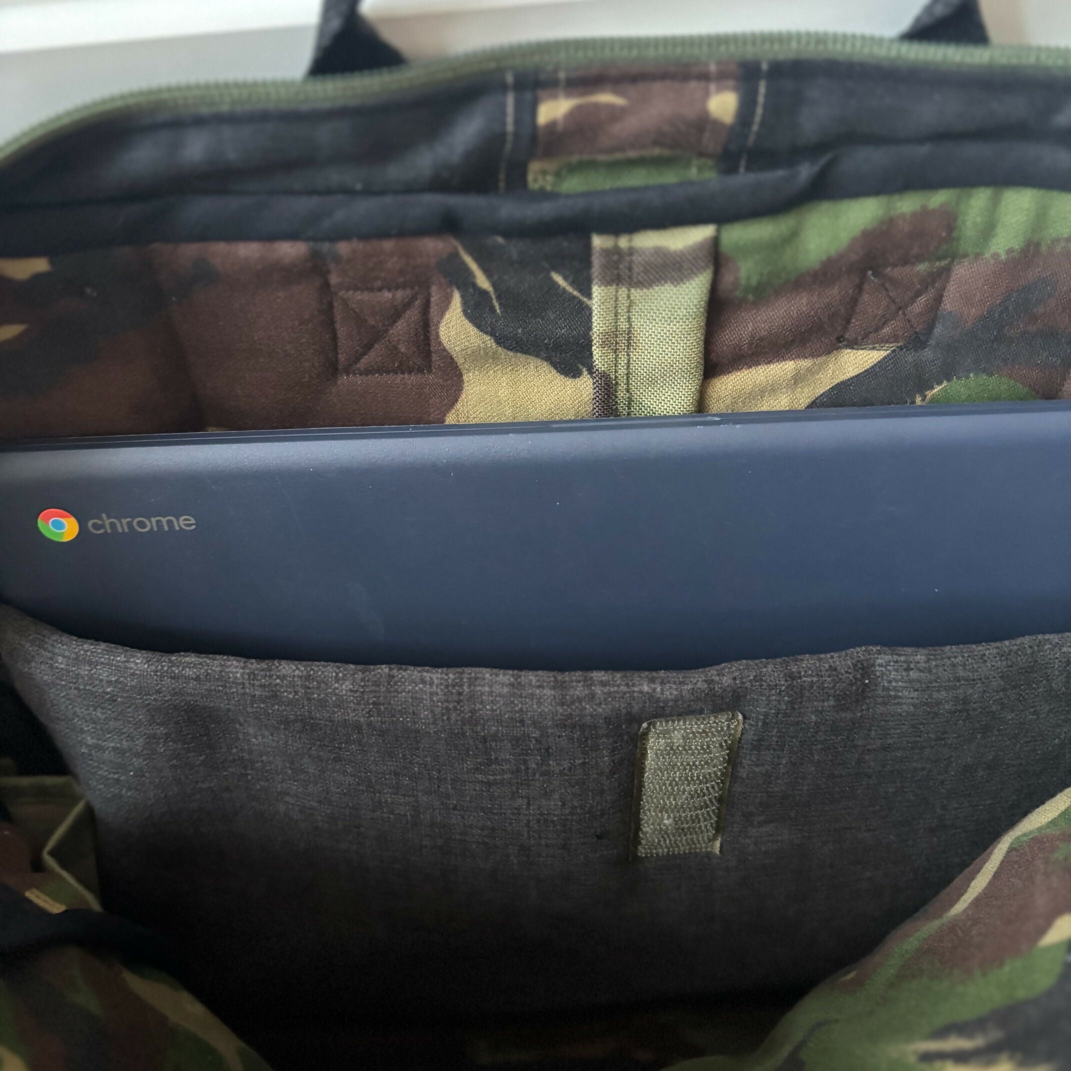 Unique Large Laptop Bag Case Made From Upcycled Jeans With Adjustable strap