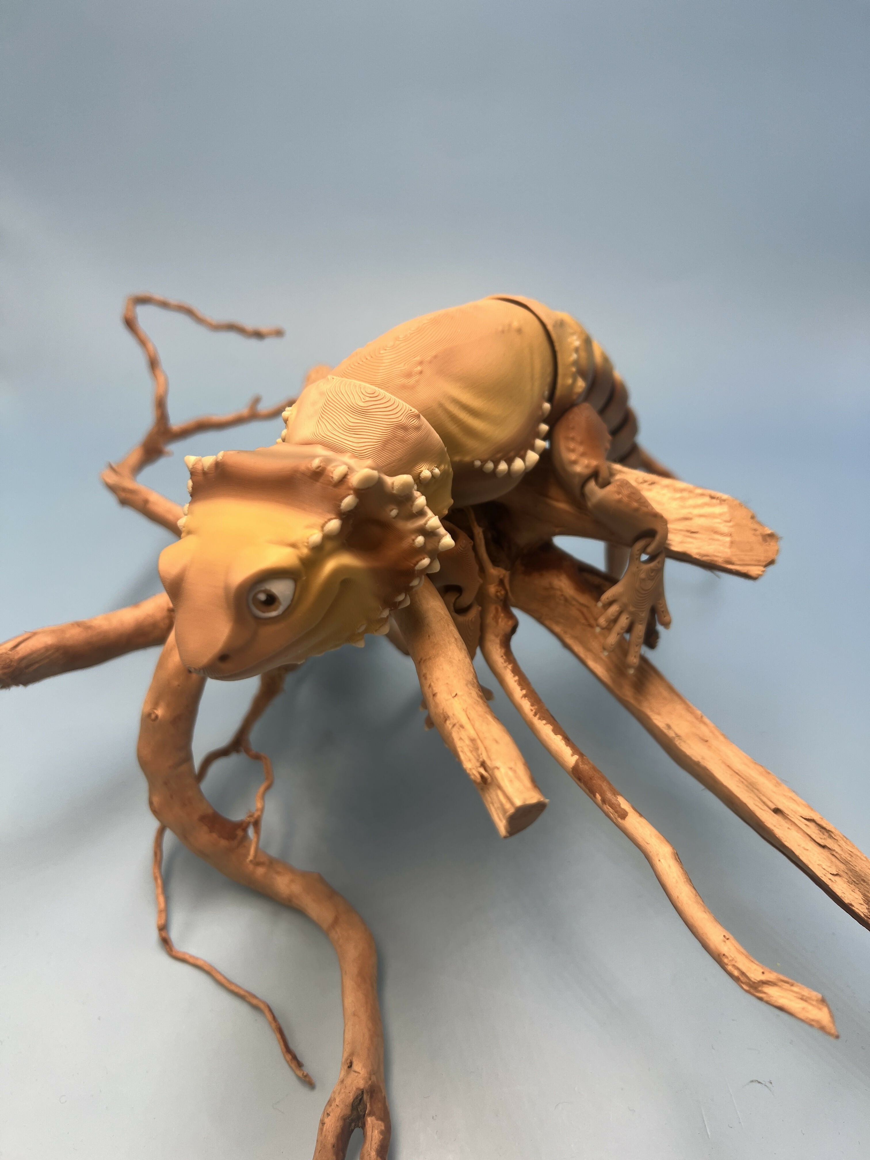 3D Printed LARGE: Articulated Sensory Fidget Animals friends Bearded Dragon 25cm