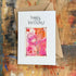Abstract Sparkle Heart Birthday Card in Pink
