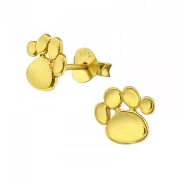 Paw Gold Stud