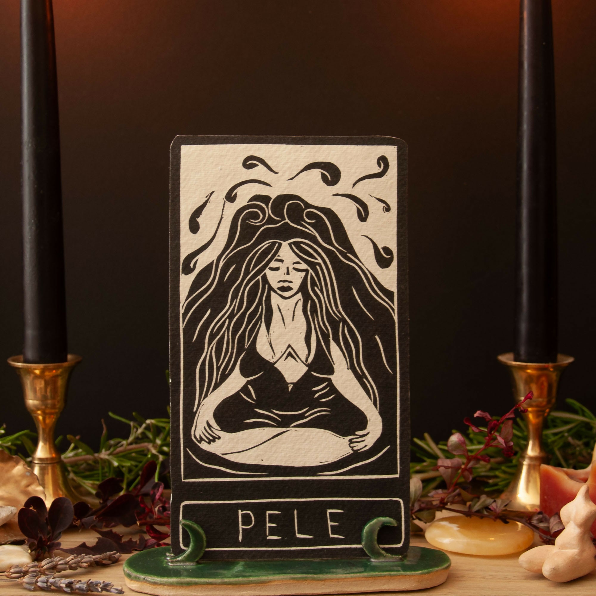 GODDESS PELE ALTAR CARD