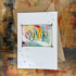 Abstract My VIP Card in Blue