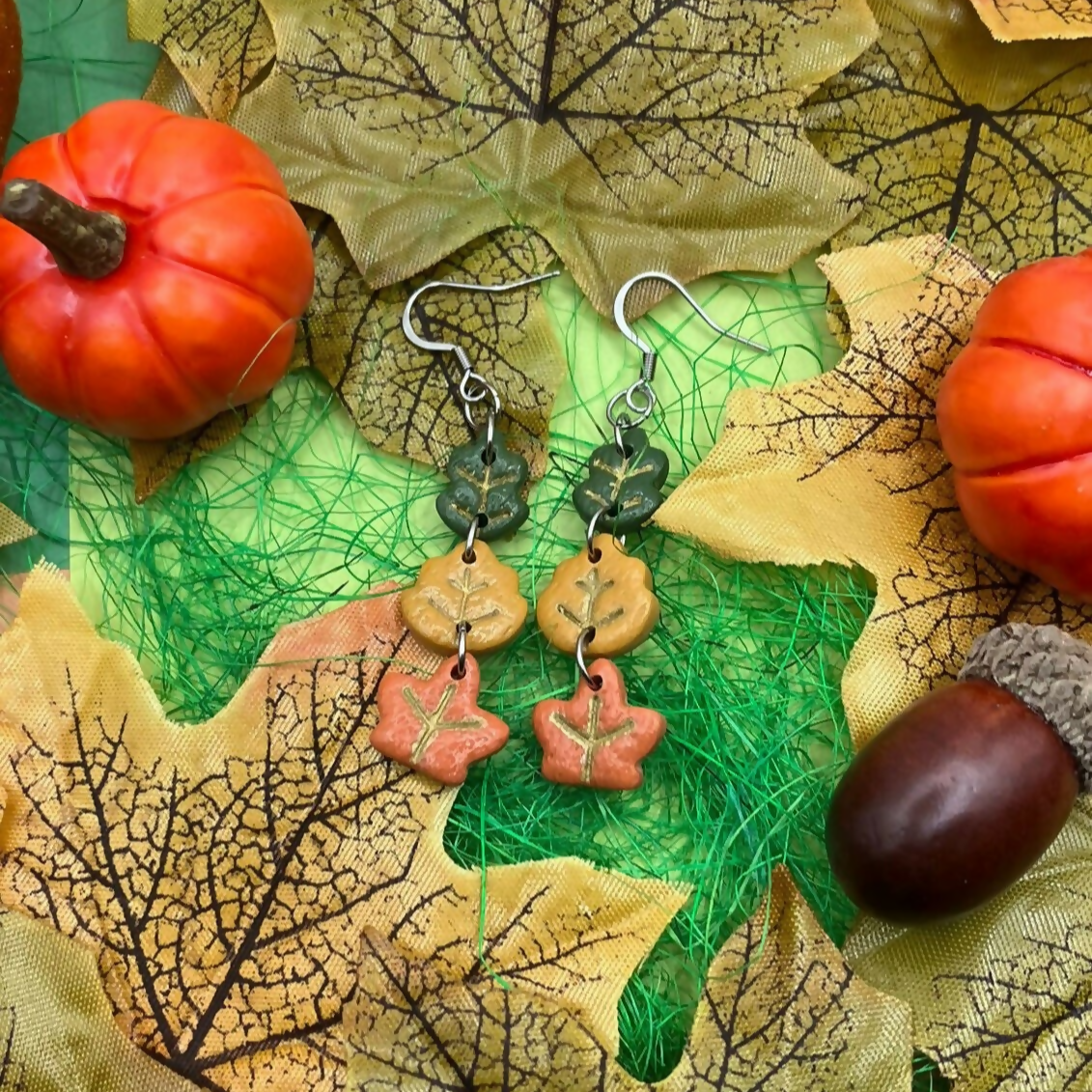 Falling Leaf Earrings