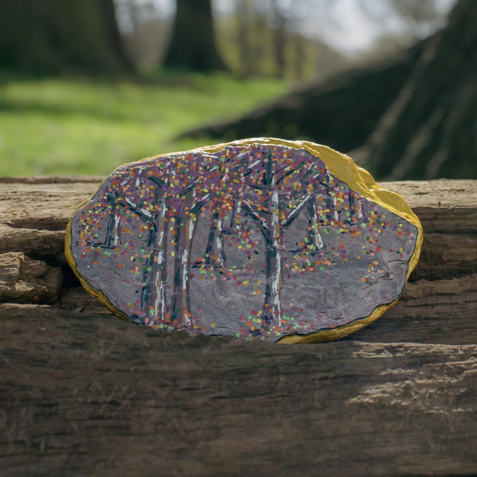 Handpainted Beach Rock