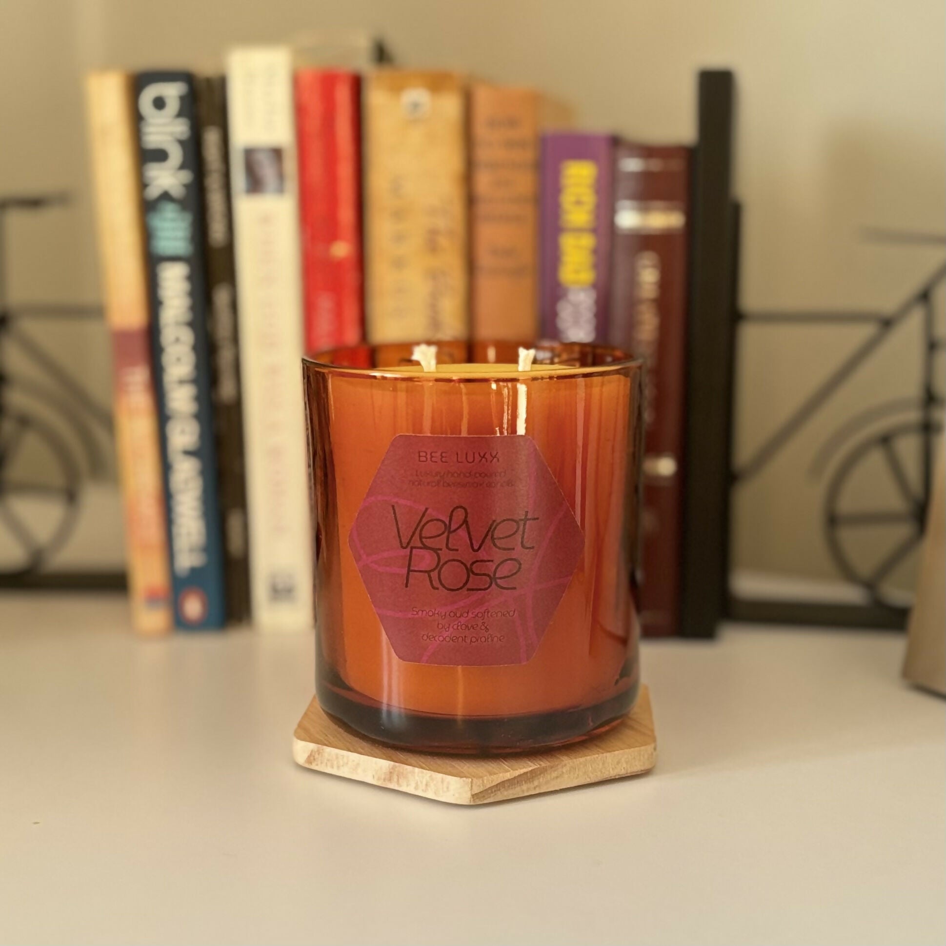 Velvet Rose - Scented 100% Beeswax Candle
