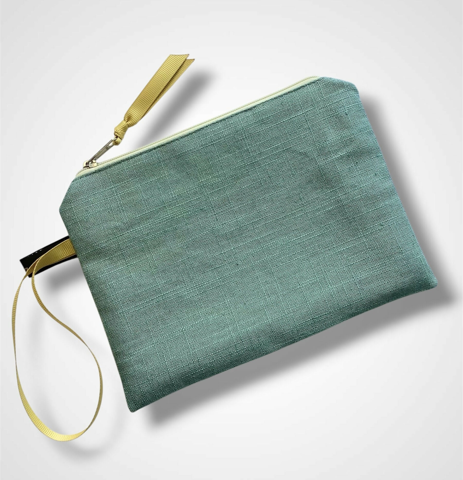 Sage Magnolias Linen Women’s Zip-Up Pouch