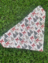 Christmas Red/Green Festive Mix Dog Bandana.