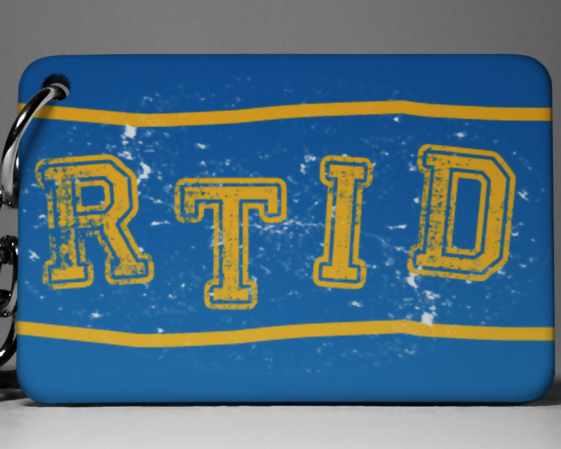 Leeds Rhinos Keyring RTID Design