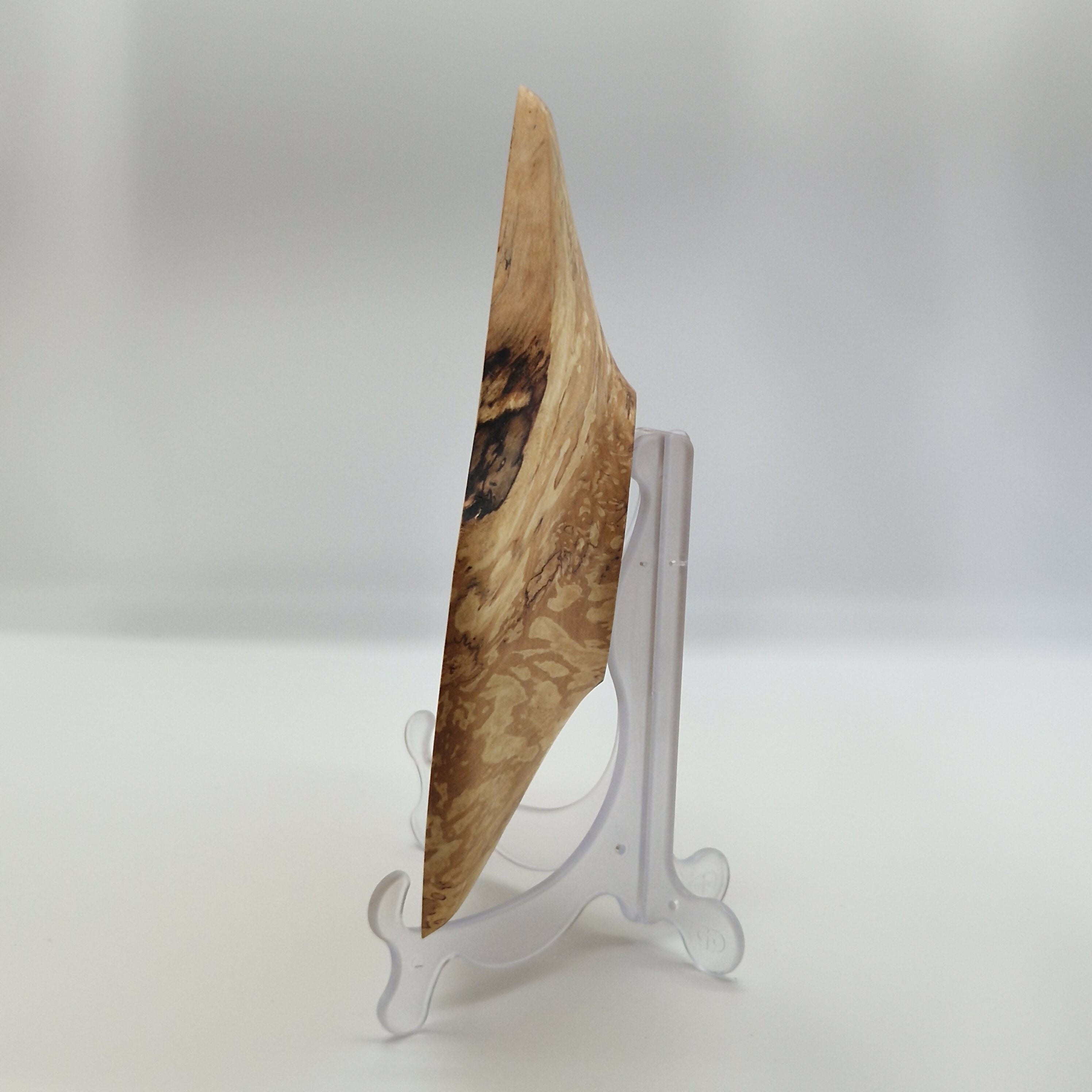 Hand Turned Natural Edged Winged Bowl made from Silver Birch Wood