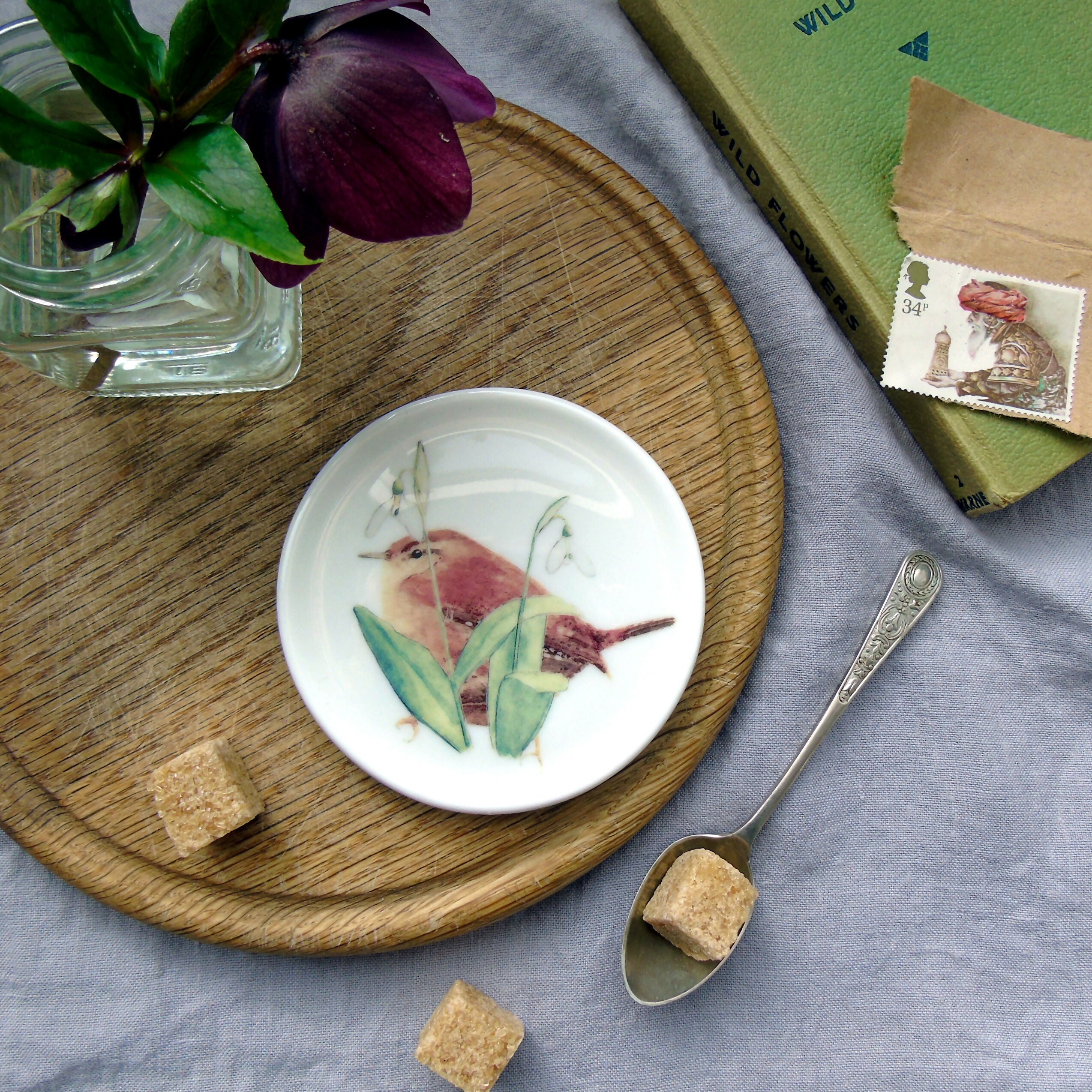 british bird wren coaster