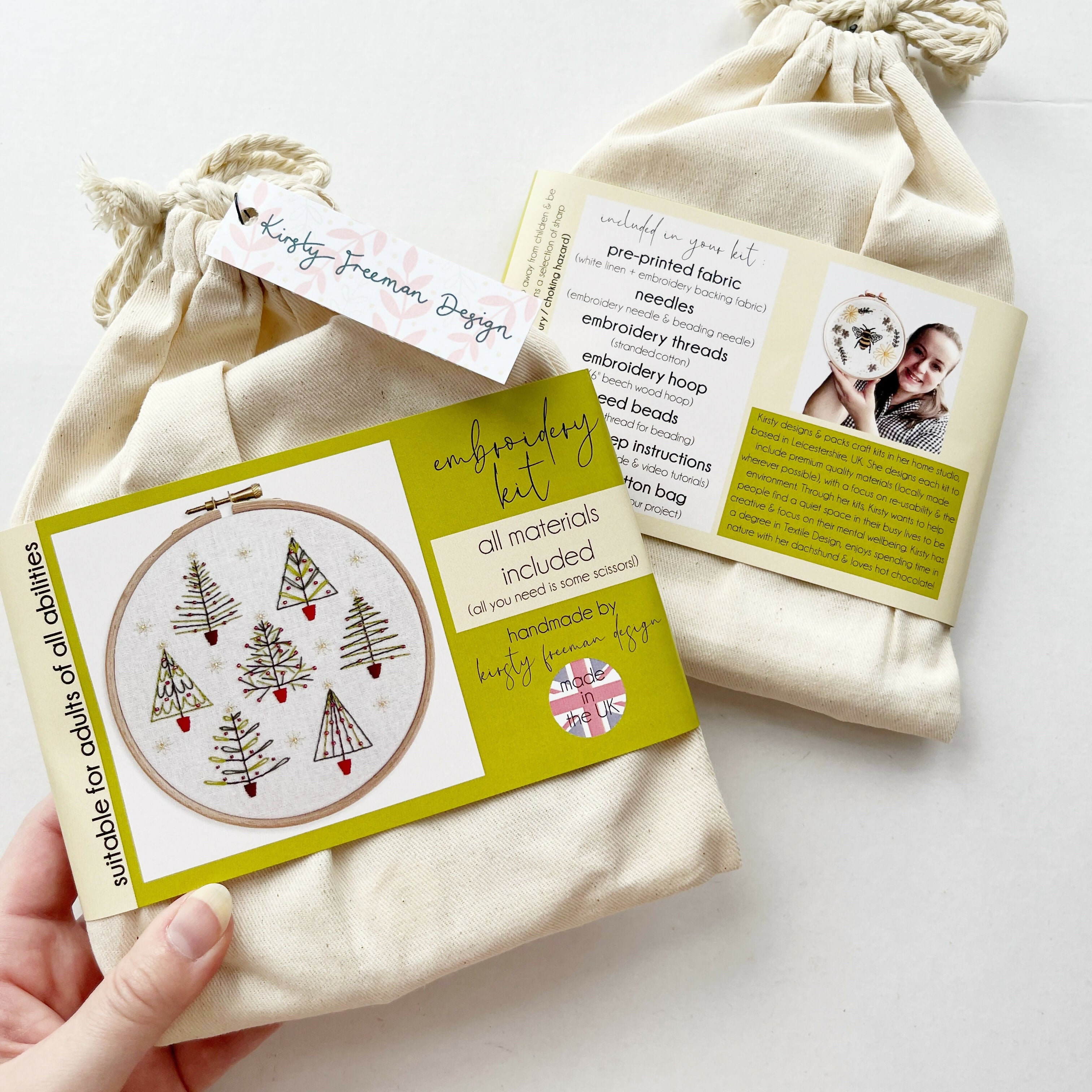 Christmas Tree Embroidery Kit
