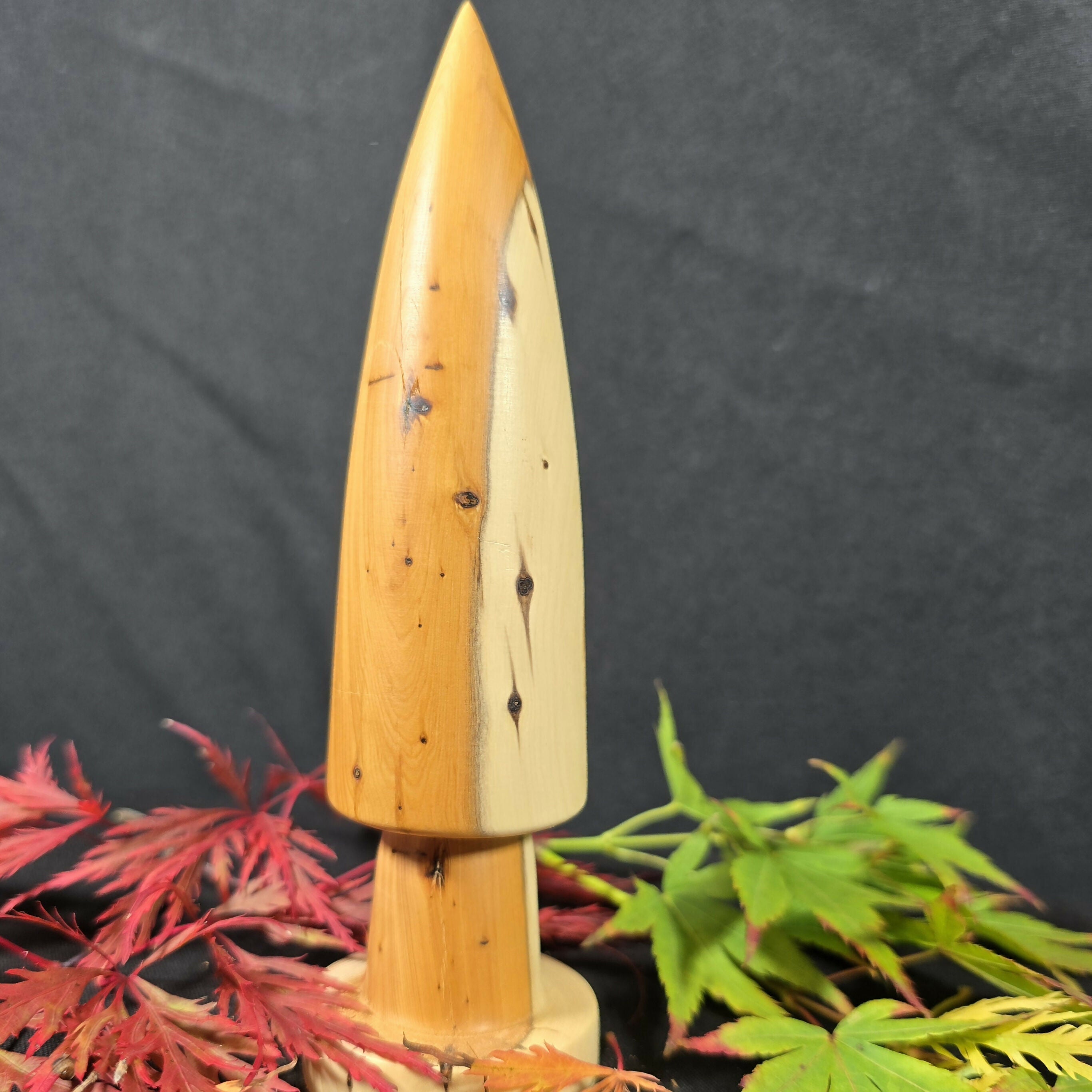 Wood Turned Yew Christmas Tree