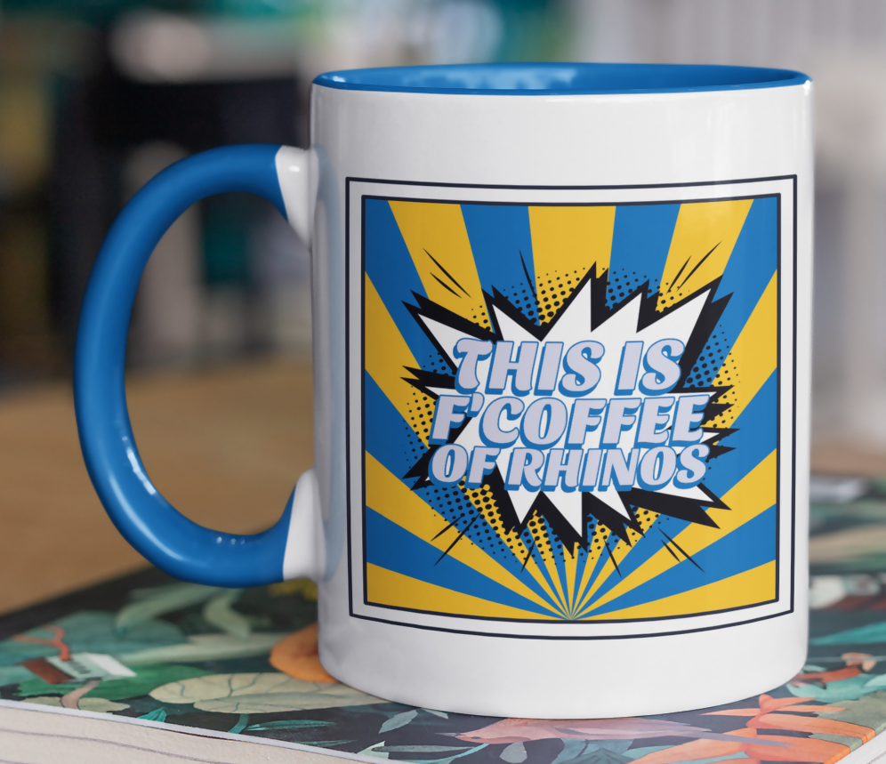 Leeds Rhinos Mug F'COFFEE Design