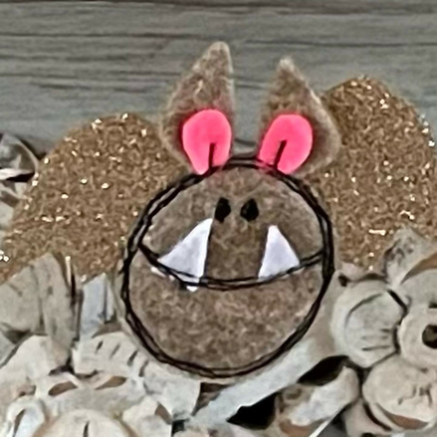 Barmy bat garland