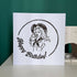 Lino Print Birthday Card - Cowgirl