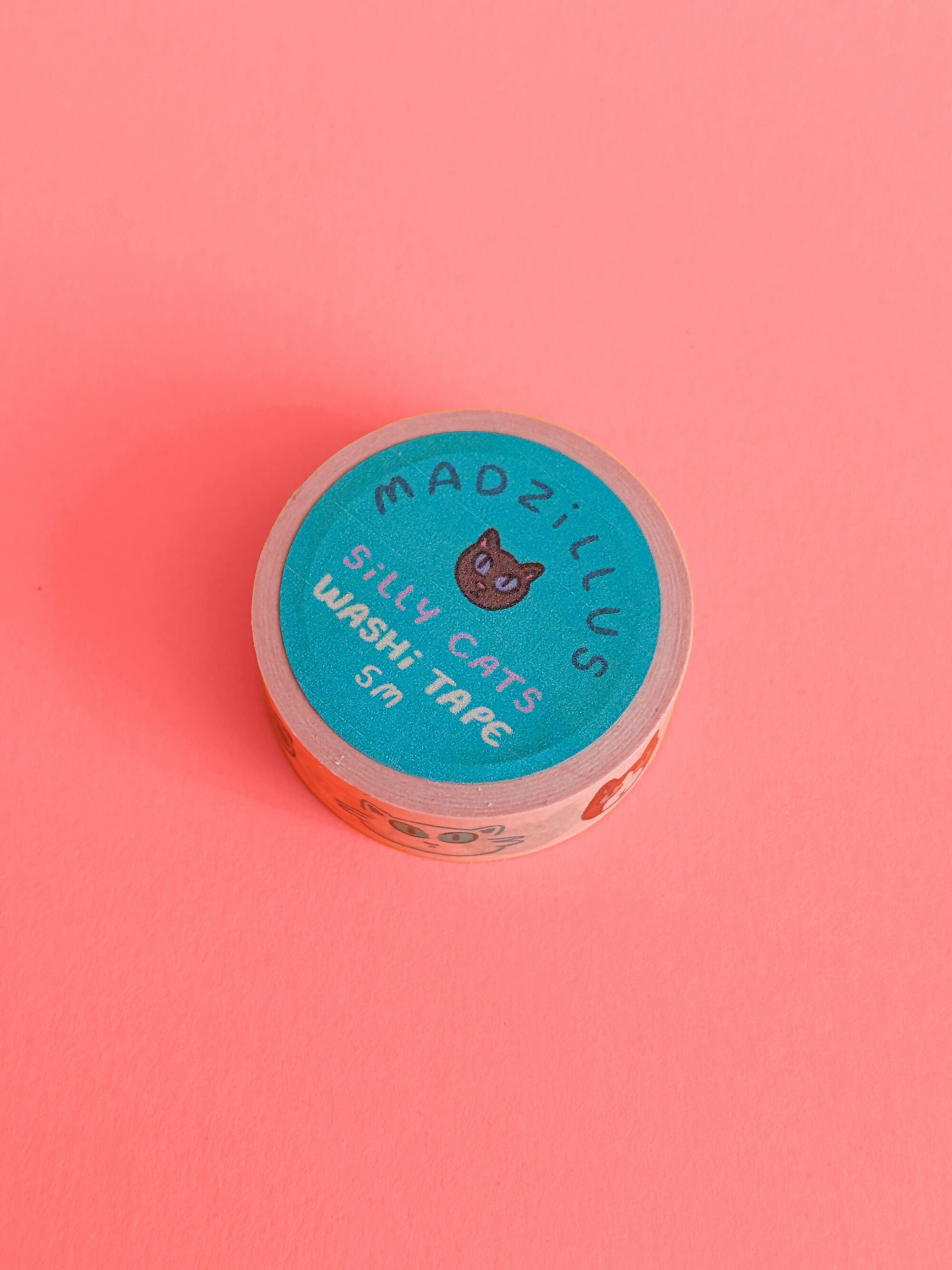 Silly Cats Washi Tape