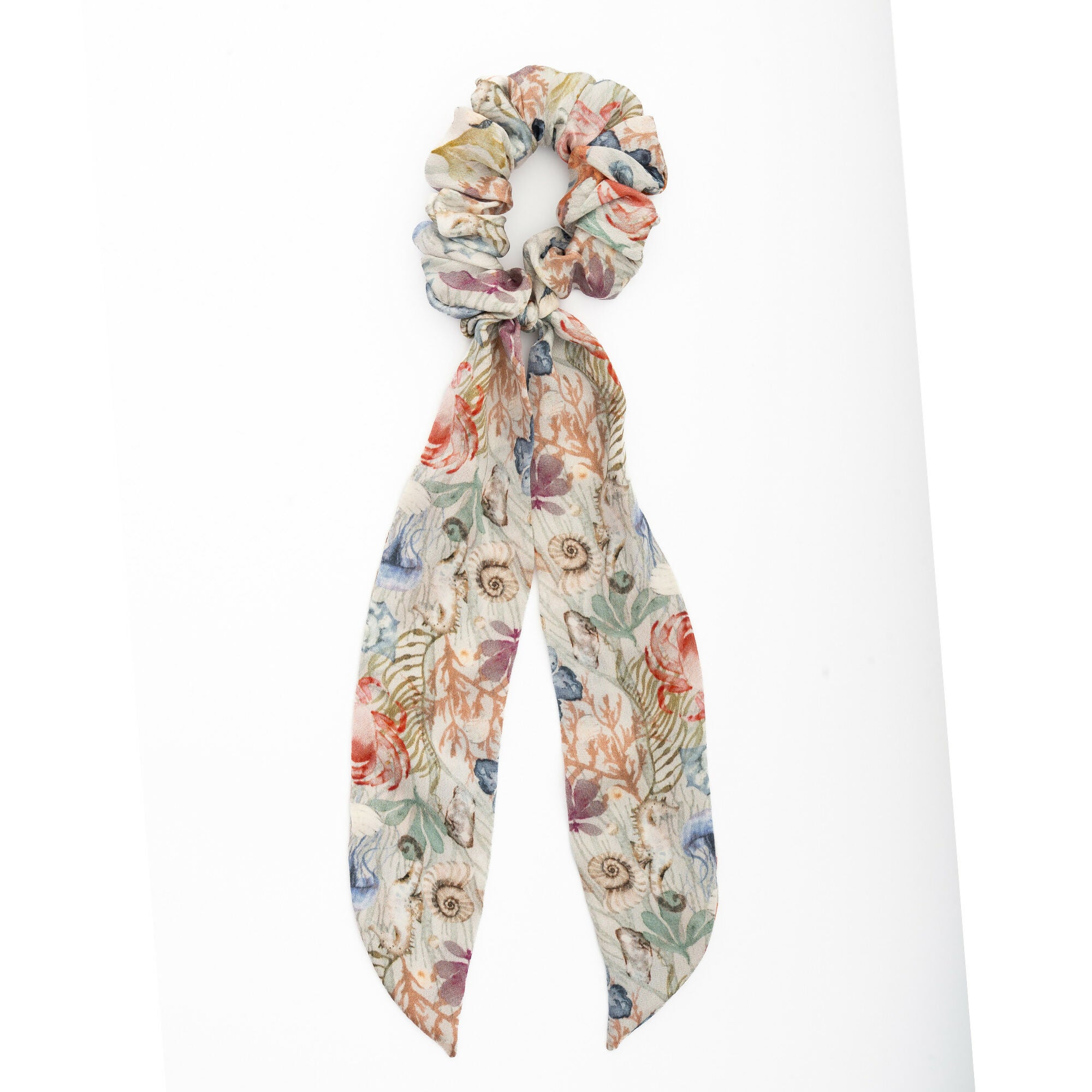 Silk Scarf Scrunchie - Various Designs