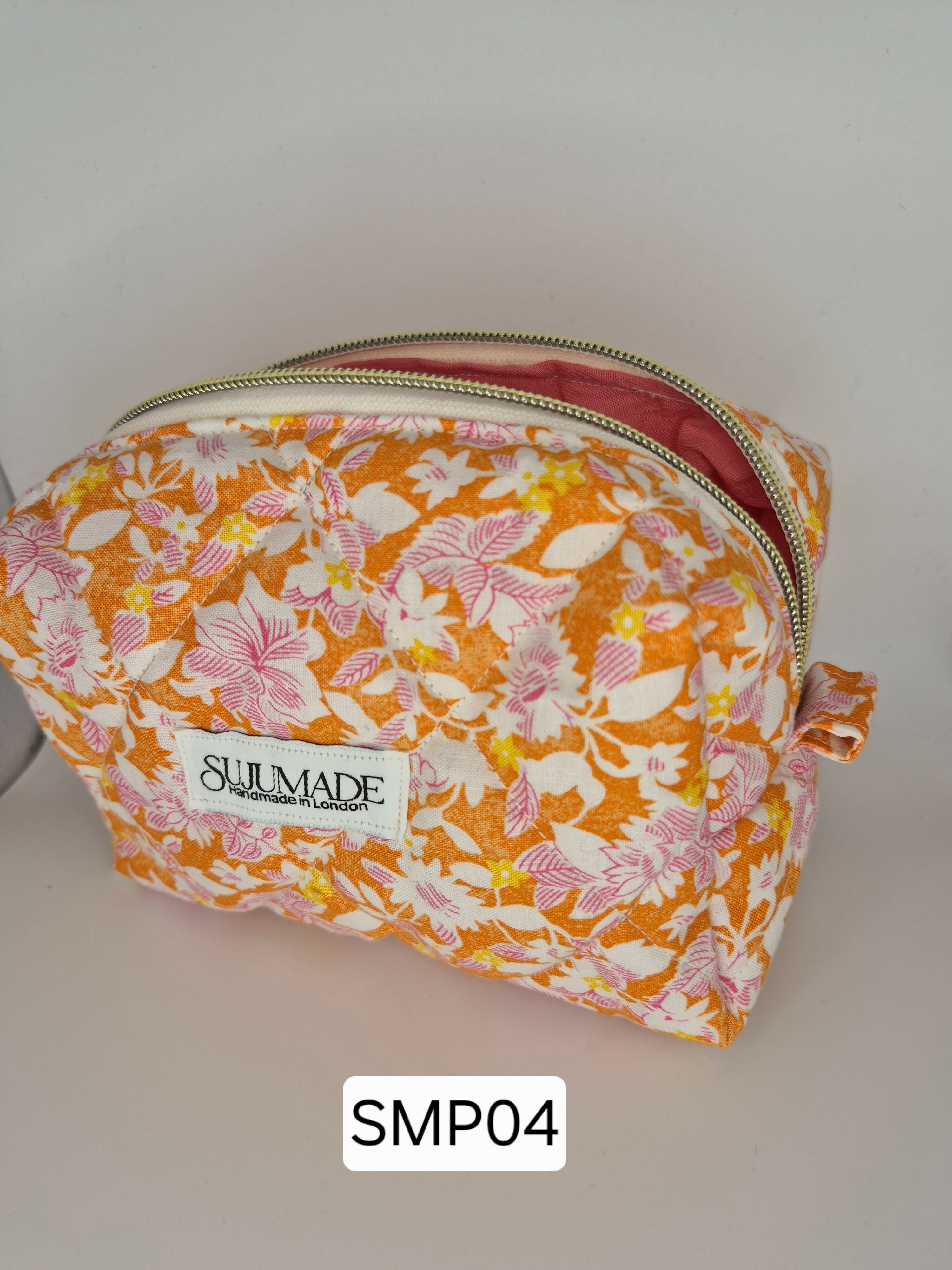 Quilted Makeup Pouches