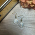 Lovely Gold Plated Lavender Charm Earrings