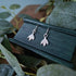 Handmade Silver Snowdrop Earrings Small