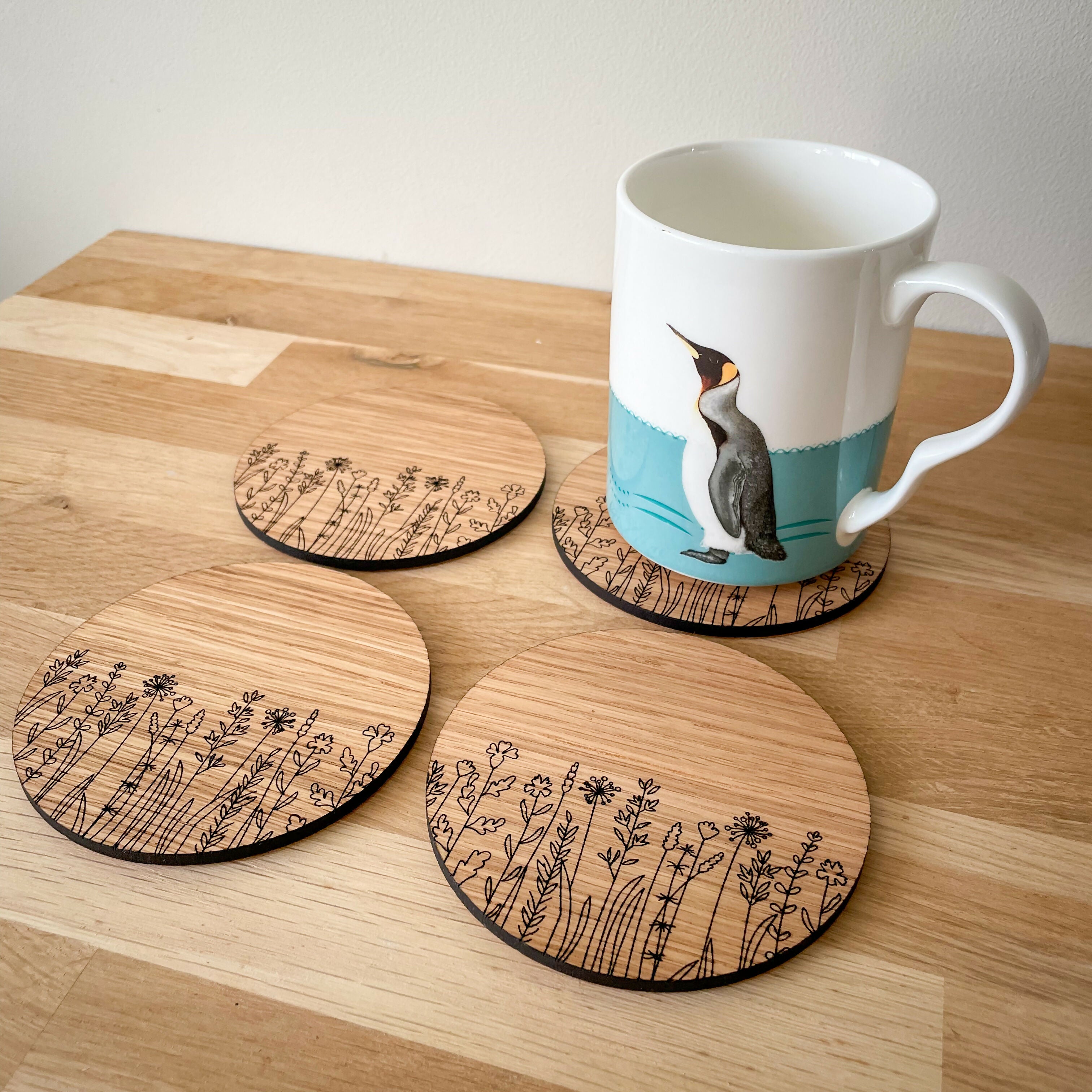 Wildflower Coasters (Set of 4)