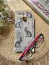 Rabbit Print Glasses Case