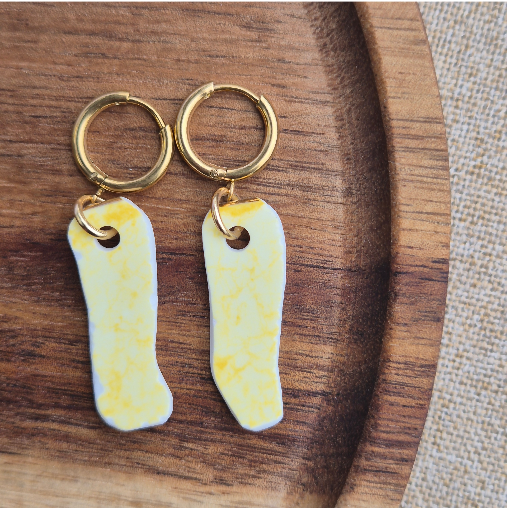 Recycled Ceramic Earring