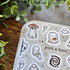 Peek-a-Boos White Sticker Sheet