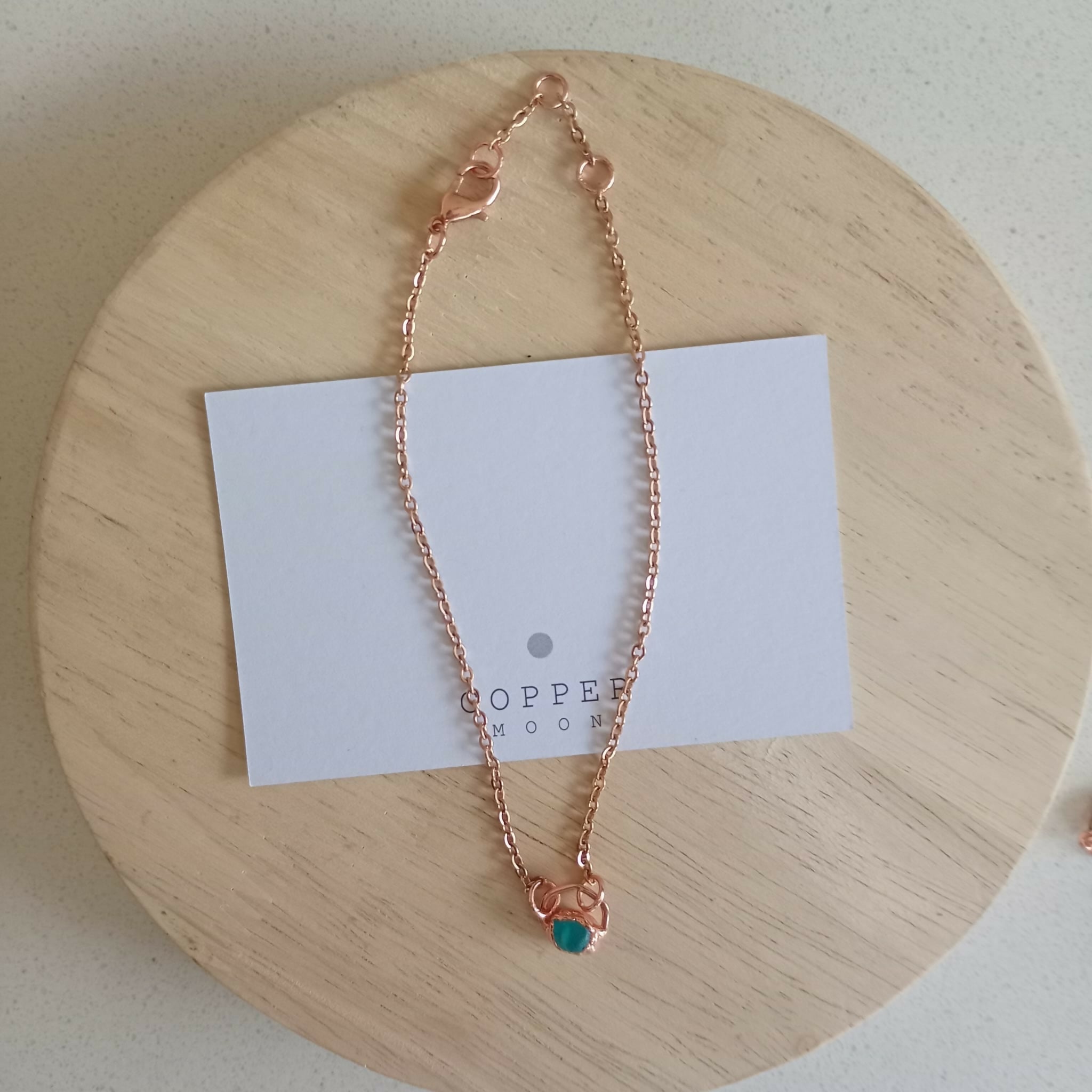 Seaglass Anklet