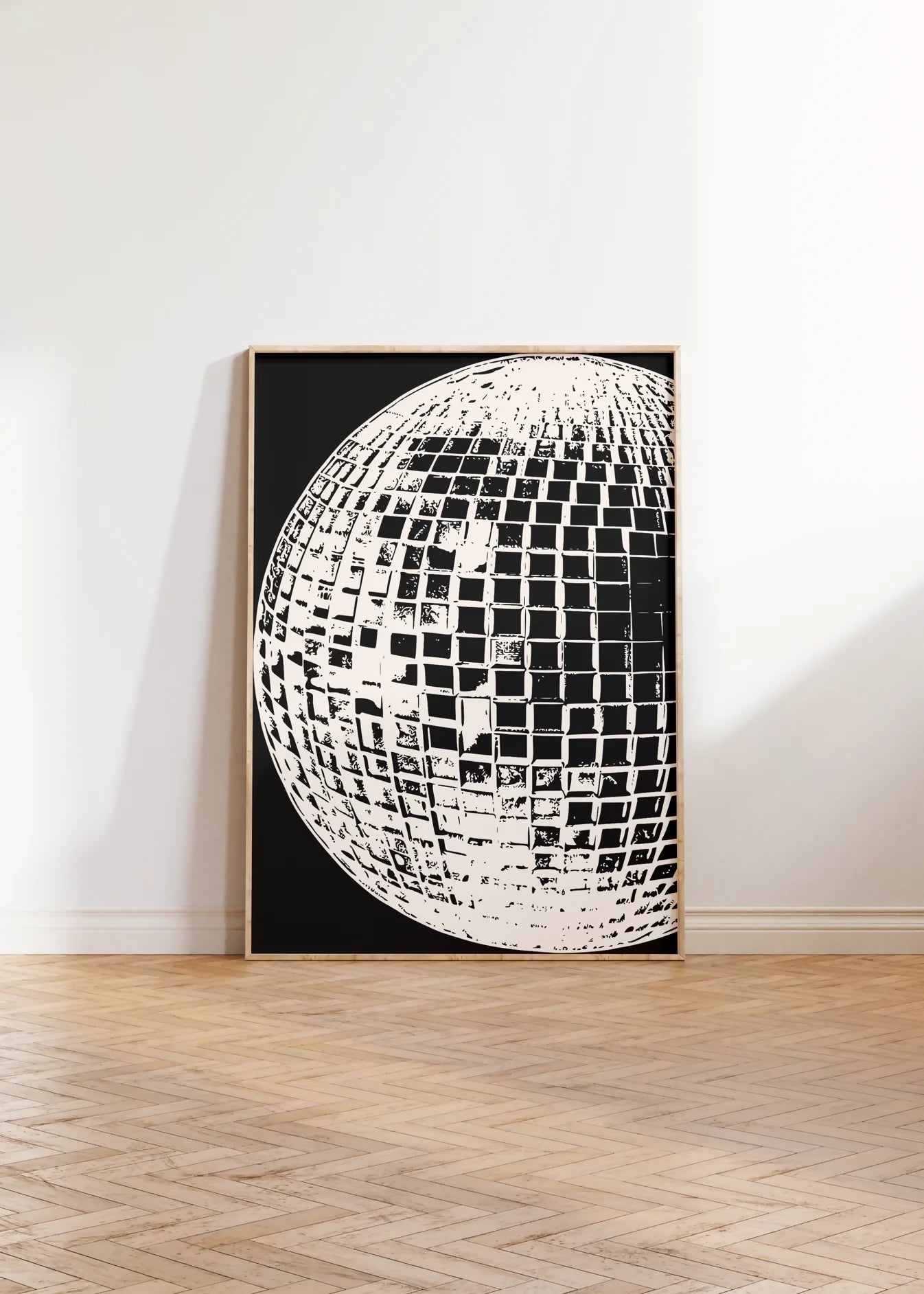 DISCO BALL WALL ART PRINT