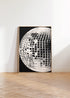 DISCO BALL WALL ART PRINT