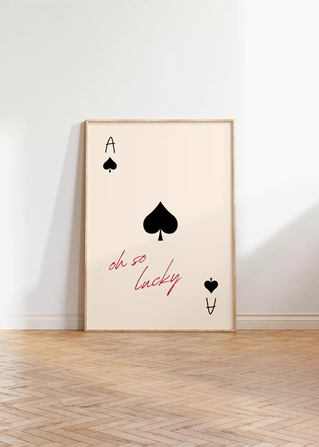 OH SO LUCKY WALL ART PRINT